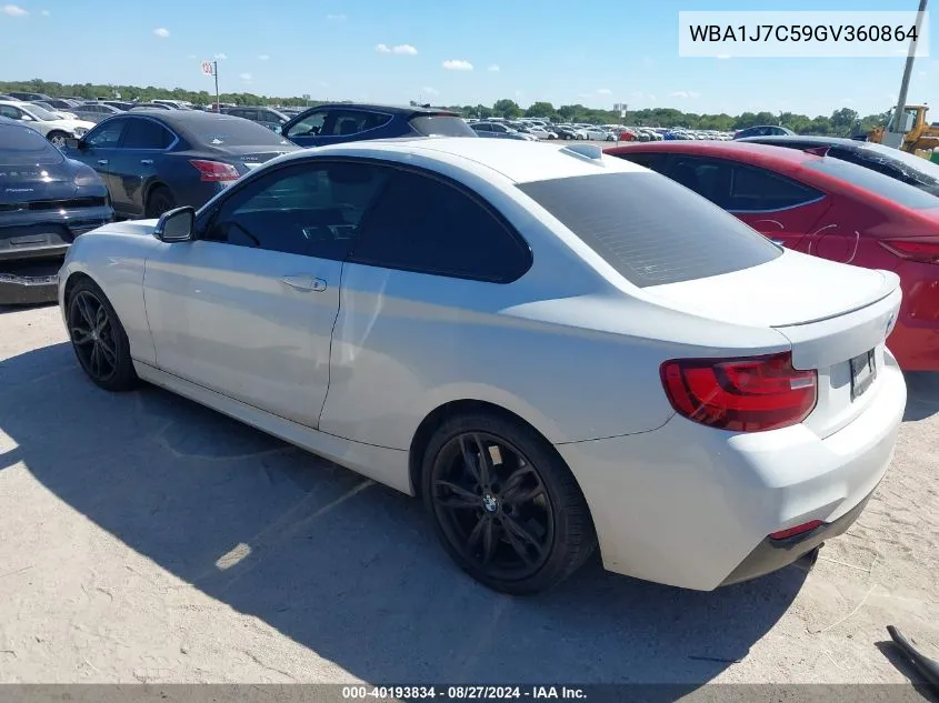 WBA1J7C59GV360864 2016 BMW M235I