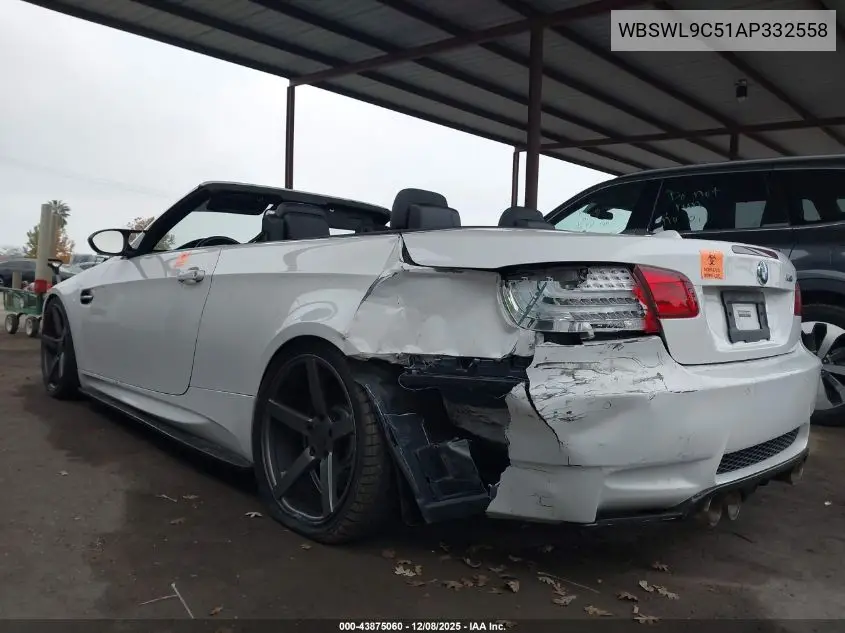 WBSWL9C51AP332558 2010 BMW M3