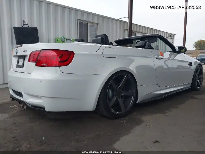 WBSWL9C51AP332558 2010 BMW M3