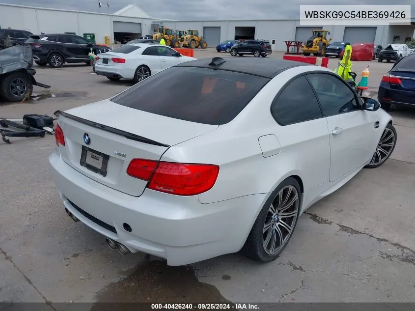 WBSKG9C54BE369426 2011 BMW M3