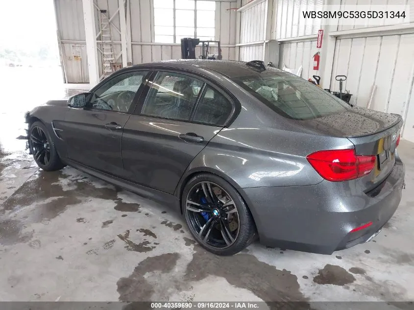 WBS8M9C53G5D31344 2016 BMW M3