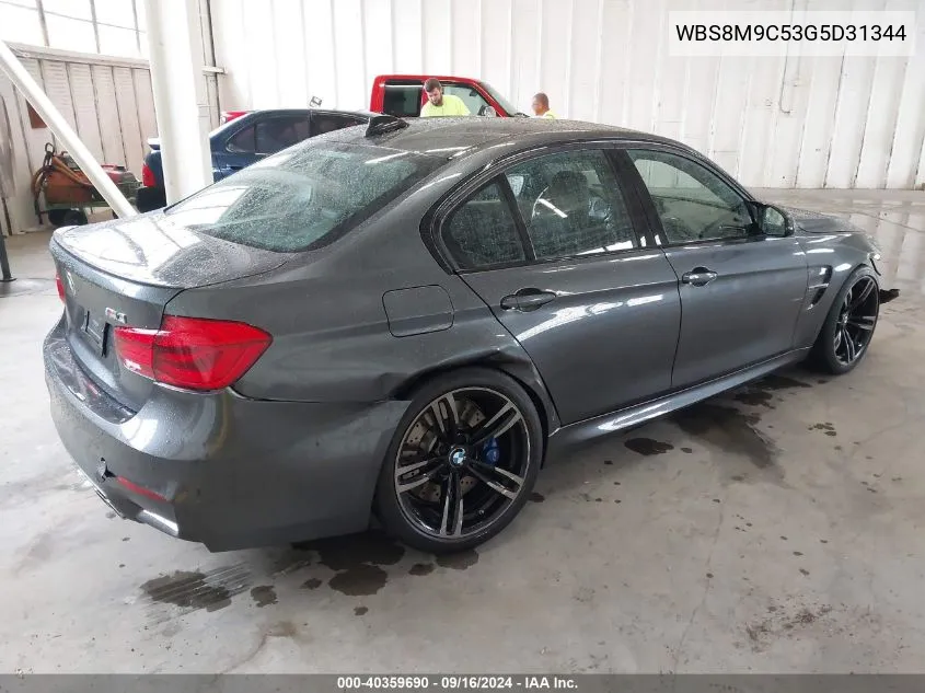 WBS8M9C53G5D31344 2016 BMW M3