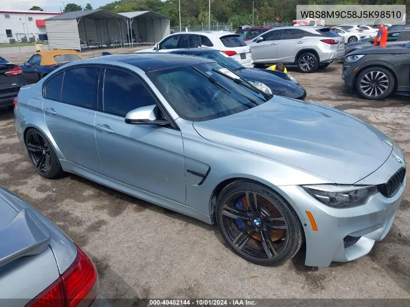 WBS8M9C58J5K98510 2018 BMW M3