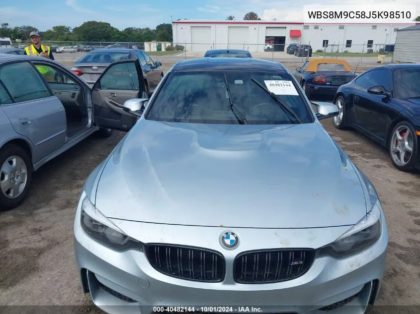 WBS8M9C58J5K98510 2018 BMW M3