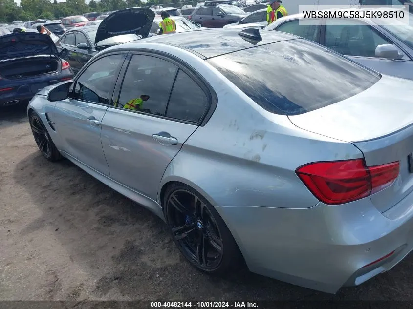 WBS8M9C58J5K98510 2018 BMW M3