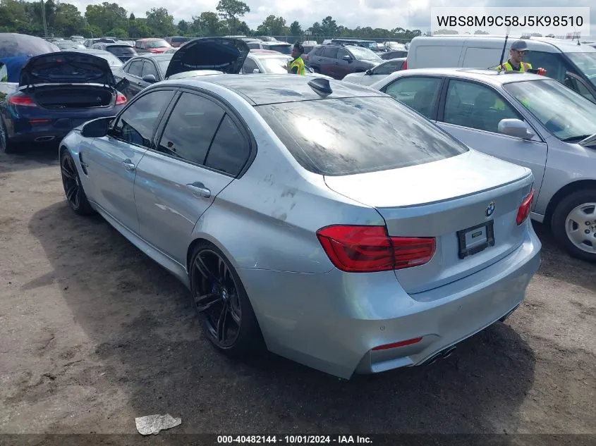 WBS8M9C58J5K98510 2018 BMW M3