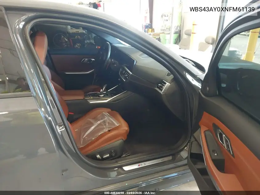 WBS43AY0XNFM61139 2022 BMW M3 Competition xDrive