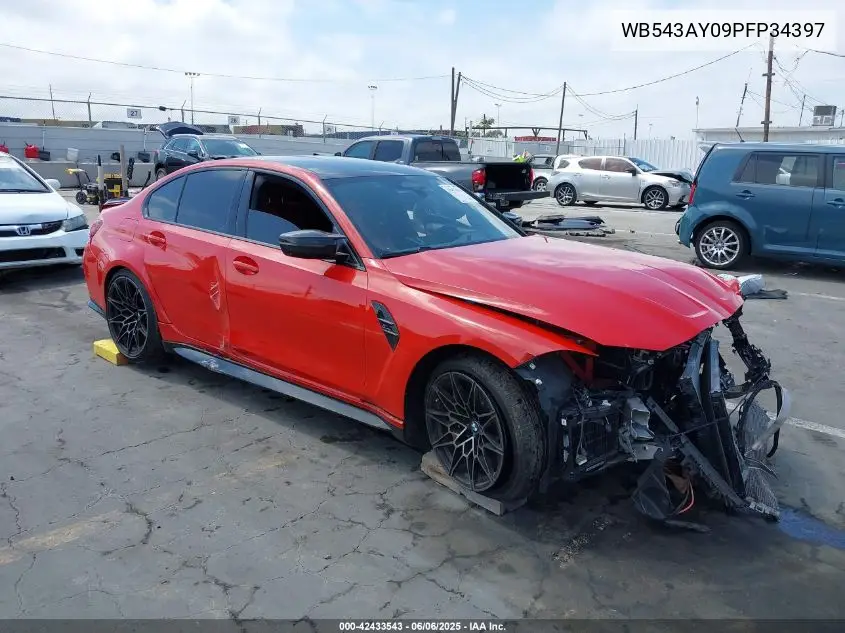 WBS43AY09PFP64397 2023 BMW M3 Competition xDrive