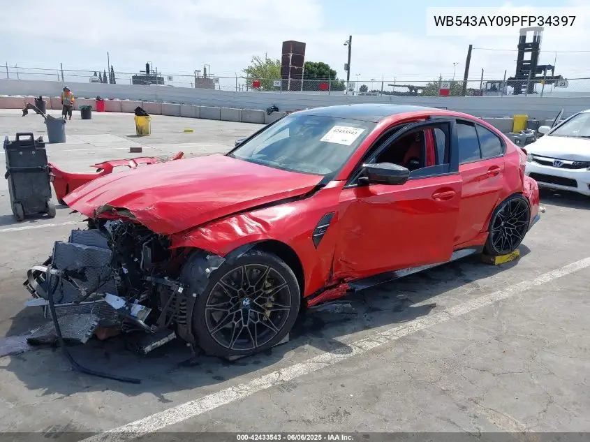 WBS43AY09PFP64397 2023 BMW M3 Competition xDrive