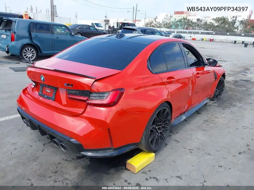 WBS43AY09PFP64397 2023 BMW M3 Competition xDrive
