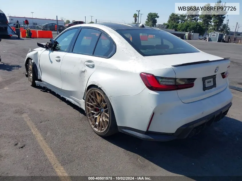 WBS63AY08RFP97726 2024 BMW M3 Cs