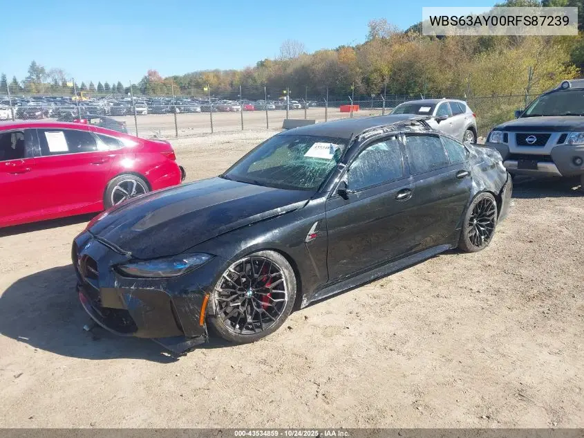 WBS63AY00RFS87239 2024 BMW M3 Cs