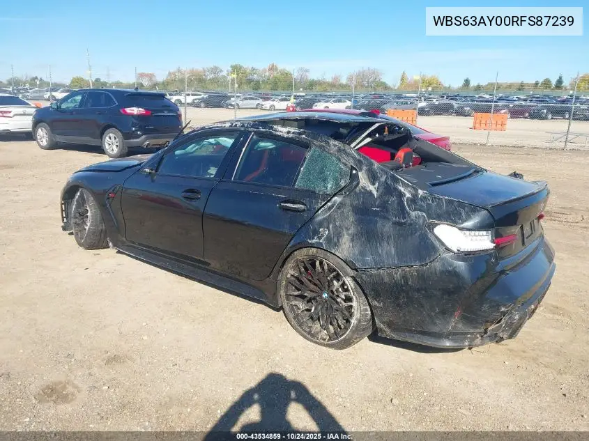 WBS63AY00RFS87239 2024 BMW M3 Cs