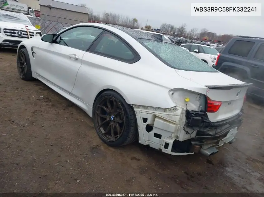 WBS3R9C58FK332241 2015 BMW M4