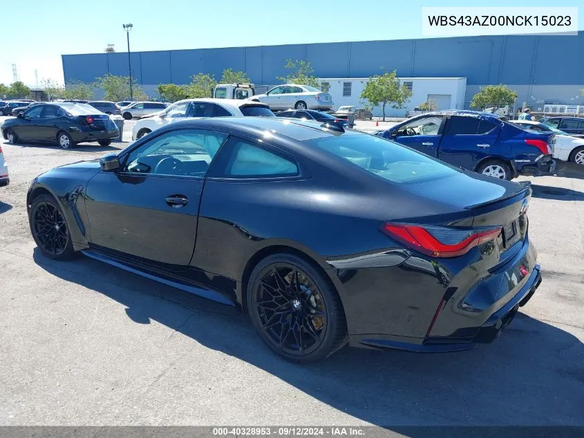 WBS43AZ00NCK15023 2022 BMW M4 Competition