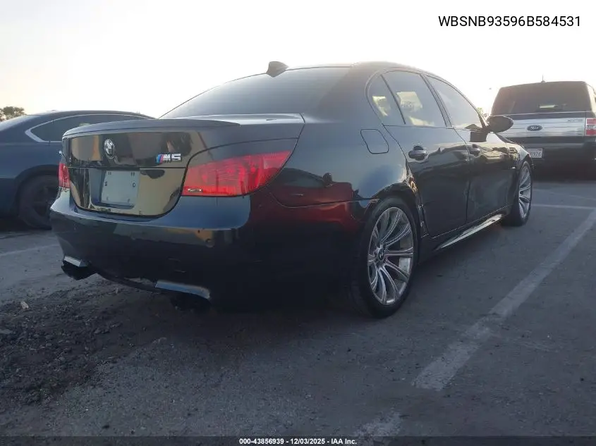 WBSNB93596B584531 2006 BMW M5