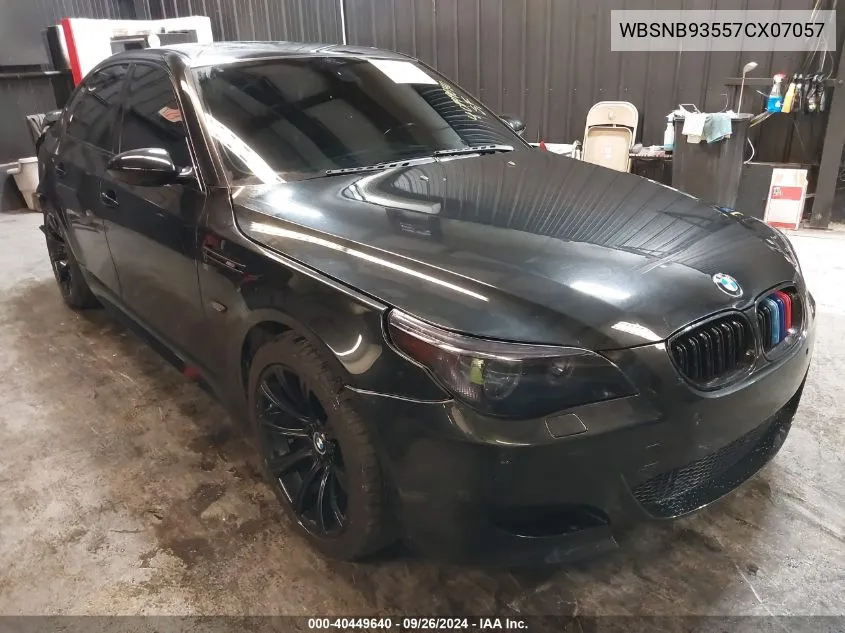 WBSNB93557CX07057 2007 BMW M5