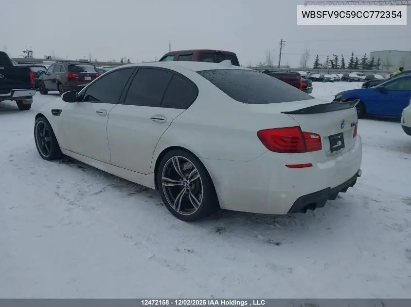 WBSFV9C59CC772354 2012 BMW M5