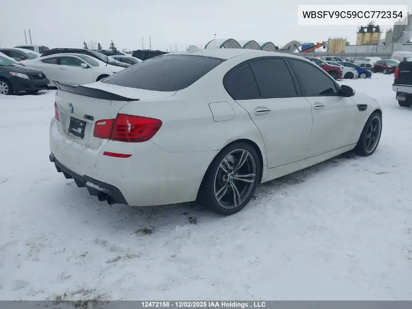 WBSFV9C59CC772354 2012 BMW M5
