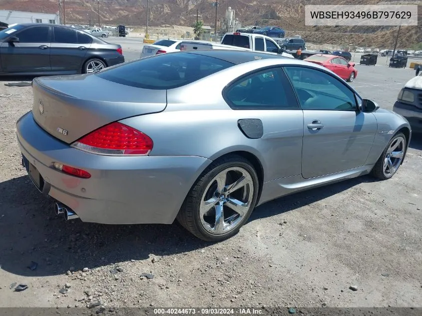 WBSEH93496B797629 2006 BMW M6