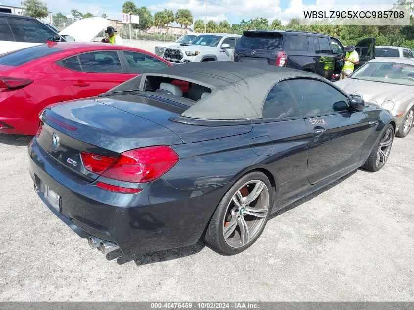 WBSLZ9C5XCC985708 2012 BMW M6