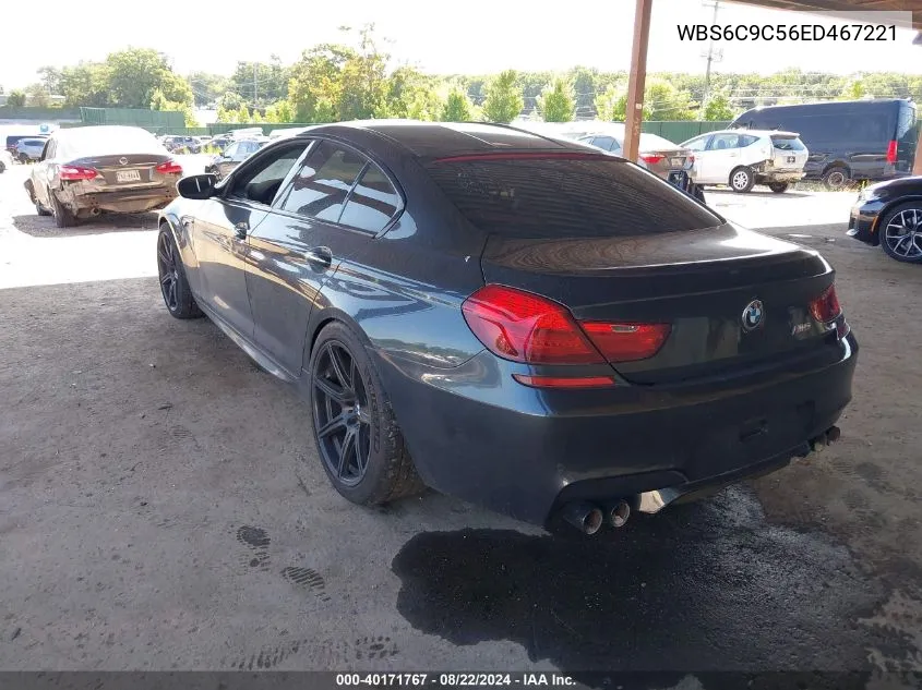 WBS6C9C56ED467221 2014 BMW M6 Gran Coupe