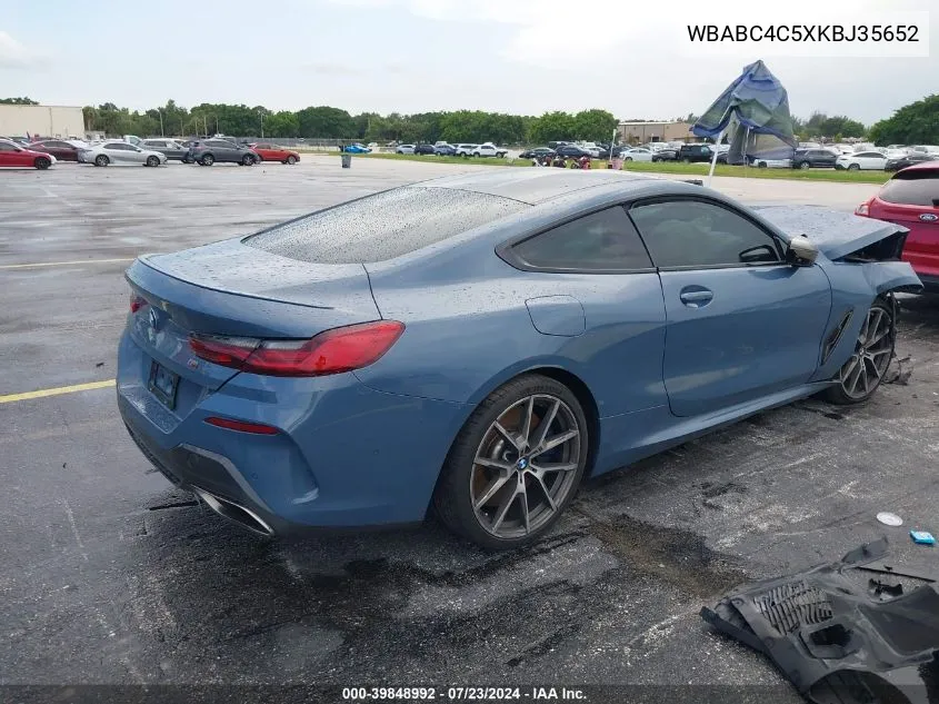 WBABC4C5XKBJ35652 2019 BMW M850I xDrive