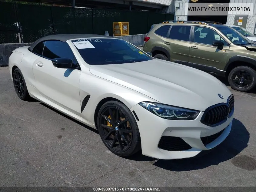 WBAFY4C58KBX39106 2019 BMW M850I xDrive