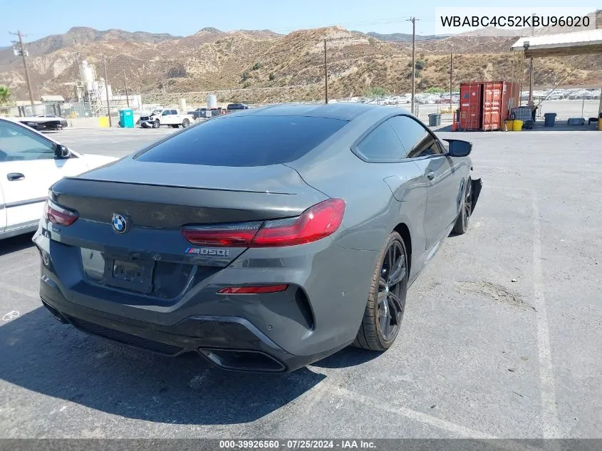 WBABC4C52KBU96020 2019 BMW M850I xDrive