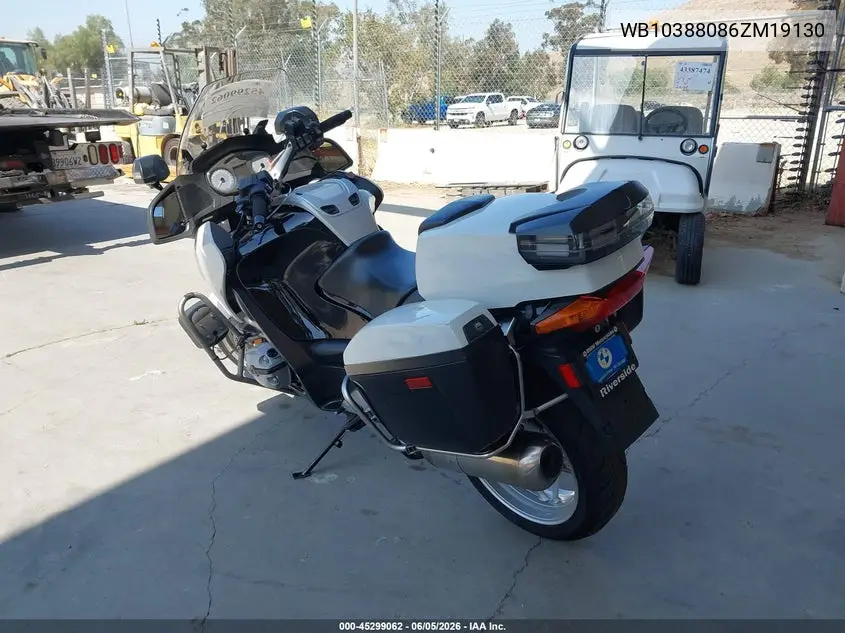 2006 BMW R1200 St/Rt VIN: WB10388086ZM19130 Lot: 45299062