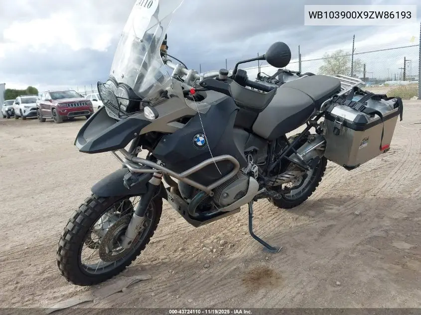WB103900X9ZW86193 2009 BMW R1200 Gs Adventure