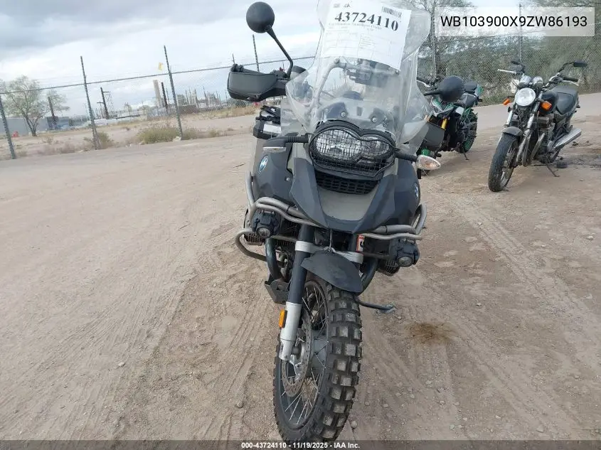 WB103900X9ZW86193 2009 BMW R1200 Gs Adventure