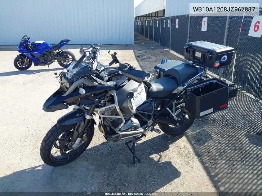 WB10A1208JZ967837 2018 BMW R1200 Gs Adventure