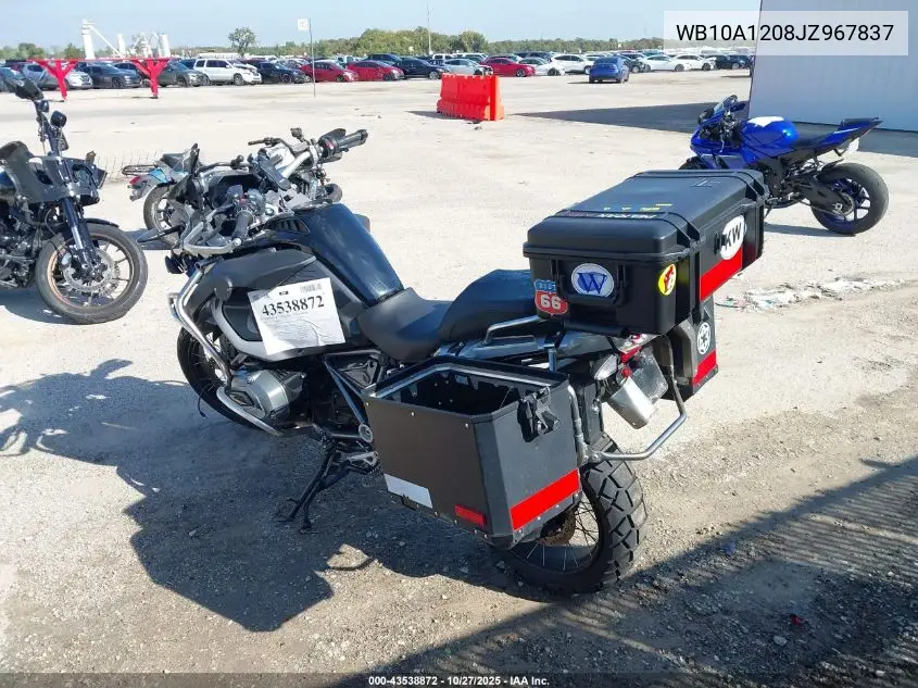 WB10A1208JZ967837 2018 BMW R1200 Gs Adventure