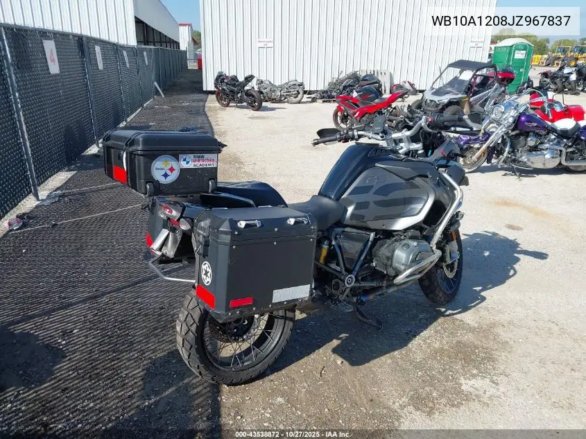 WB10A1208JZ967837 2018 BMW R1200 Gs Adventure