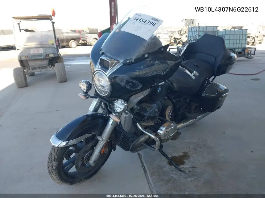 2022 BMW R18 Transcontinental VIN: WB10L4307N6G22612 Lot: 44454390