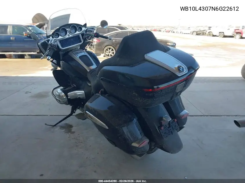 2022 BMW R18 Transcontinental VIN: WB10L4307N6G22612 Lot: 44454390