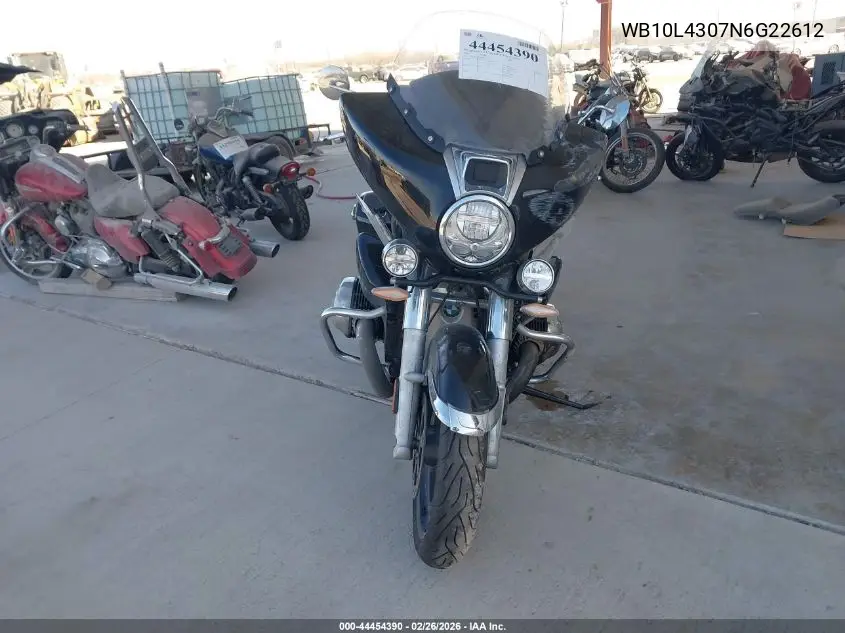 2022 BMW R18 Transcontinental VIN: WB10L4307N6G22612 Lot: 44454390