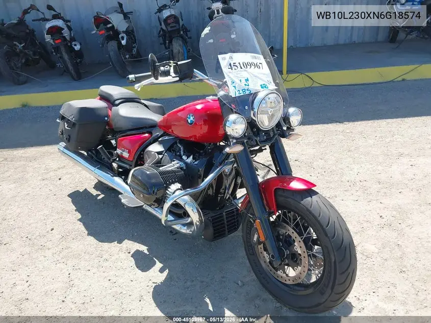 2022 BMW R18 Classic VIN: WB10L230XN6G18574 Lot: 45109967