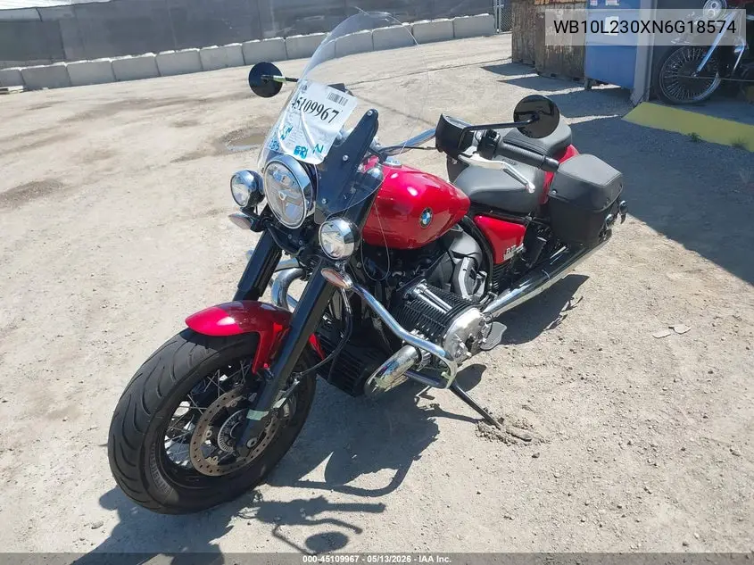 2022 BMW R18 Classic VIN: WB10L230XN6G18574 Lot: 45109967