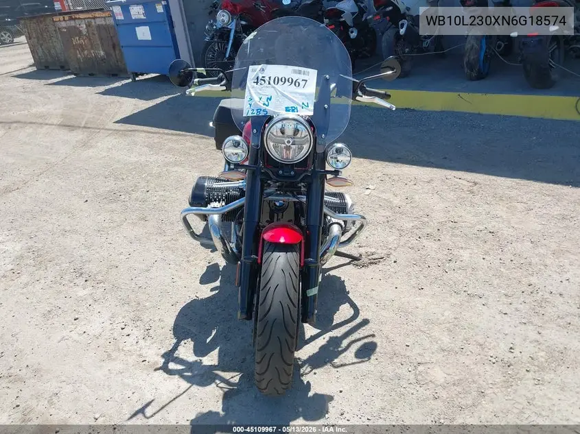 2022 BMW R18 Classic VIN: WB10L230XN6G18574 Lot: 45109967