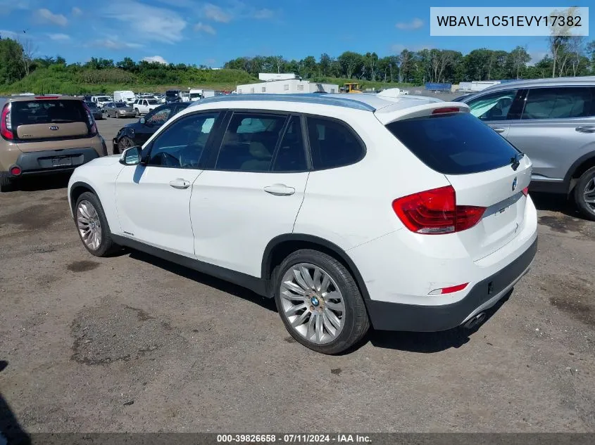 WBAVL1C51EVY17382 2014 BMW X1 xDrive28I