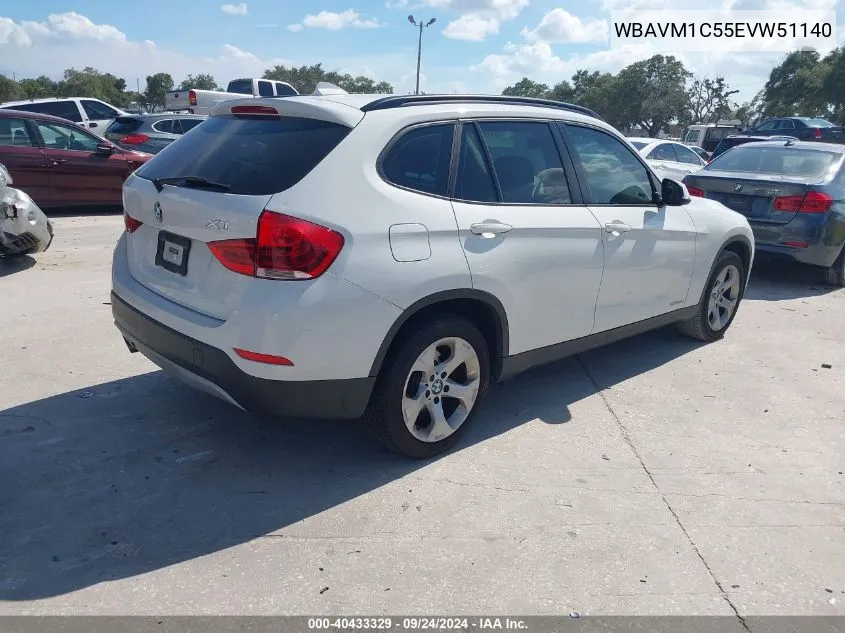 WBAVM1C55EVW51140 2014 BMW X1 Sdrive28I