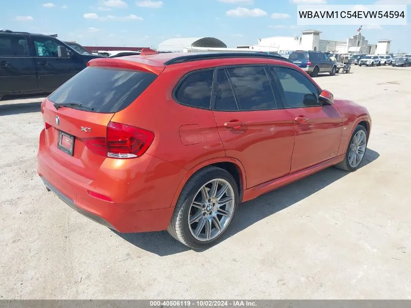 WBAVM1C54EVW54594 2014 BMW X1 Sdrive28I