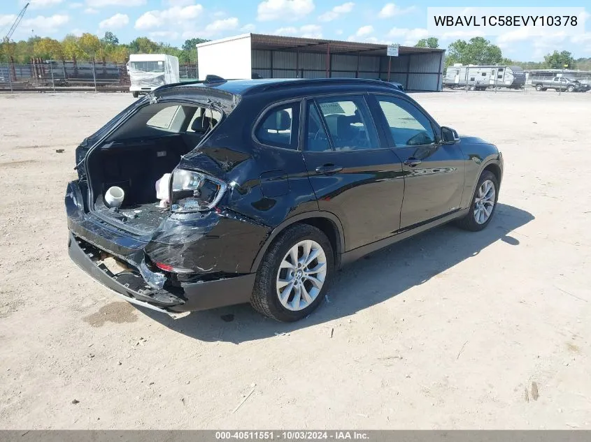 WBAVL1C58EVY10378 2014 BMW X1 xDrive28I