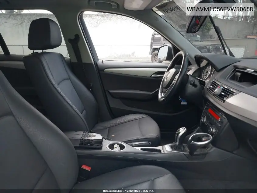 WBAVM1C56EVW50658 2014 BMW X1 Sdrive28I