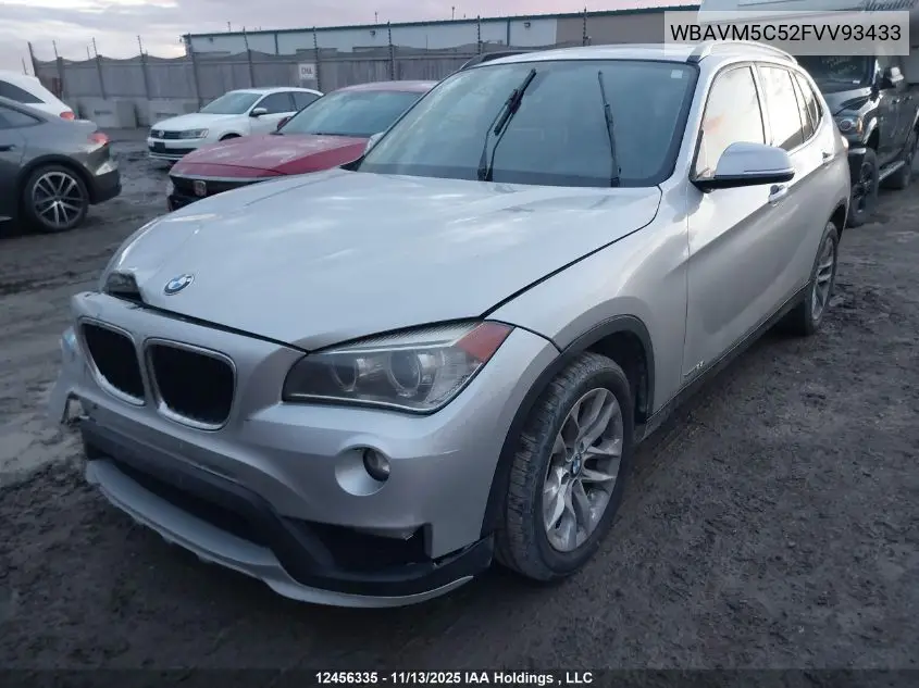 WBAVM5C52FVV93433 2015 BMW X1 xDrive35I