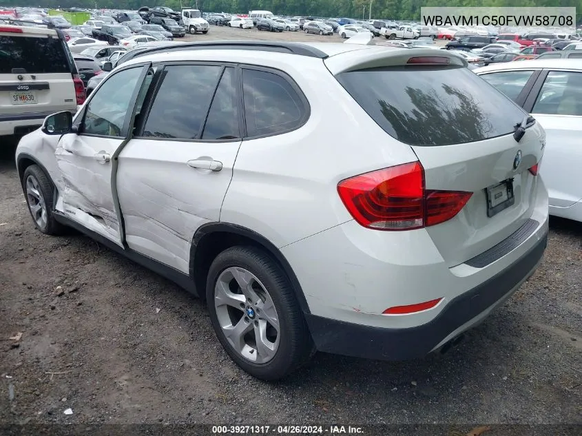 WBAVM1C50FVW58708 2015 BMW X1 Sdrive28I