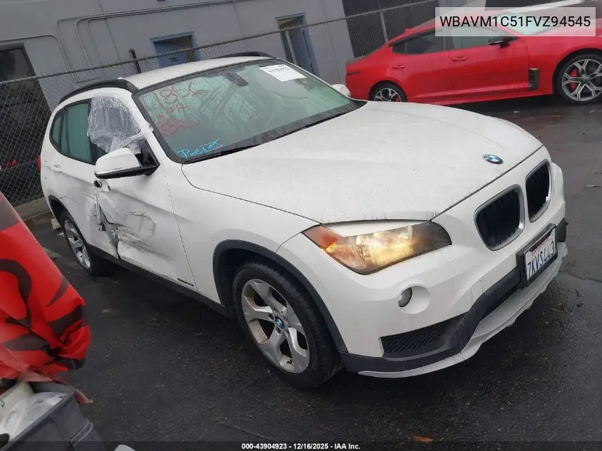 WBAVM1C51FVZ94545 2015 BMW X1 Sdrive28I