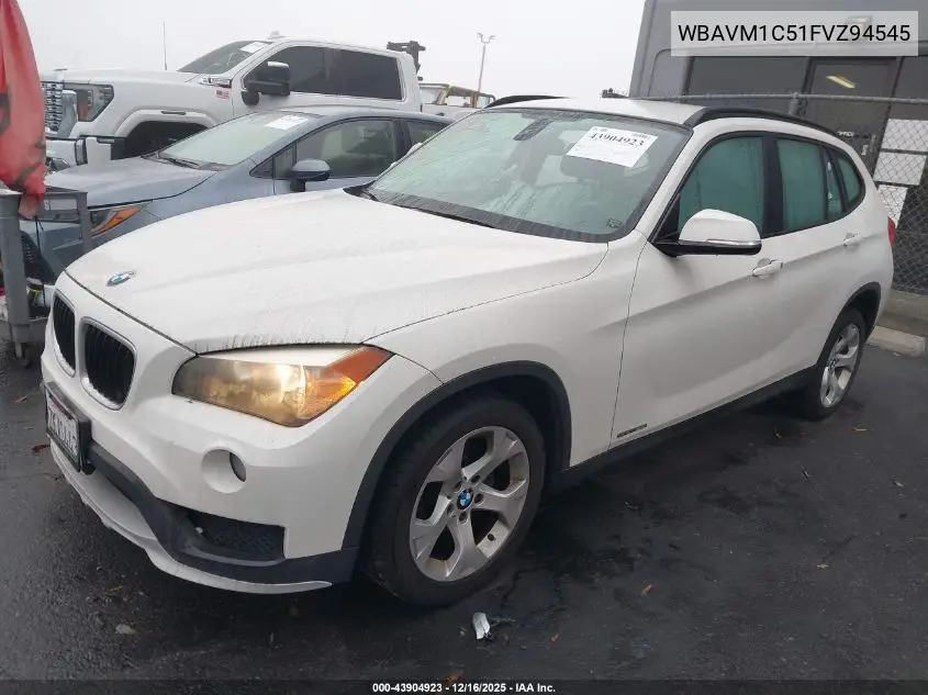 WBAVM1C51FVZ94545 2015 BMW X1 Sdrive28I